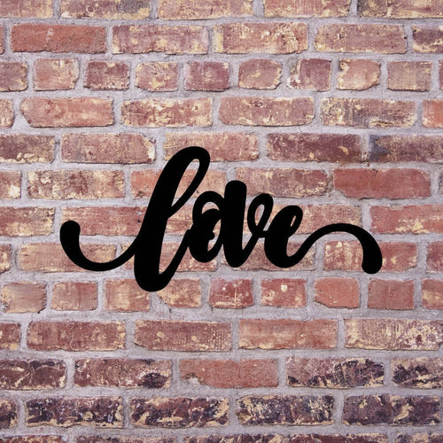 Love Sign Cut Metal Sign Wall Decor Metal Sign Metal Art