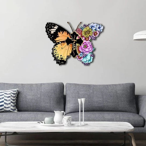 Monarch Butterfly Sunflower Faith Christian Cross Jesus 3 Decor Wall Art Cut Metal Sign Laser Cut Metal Signs Custom Gift Ideas