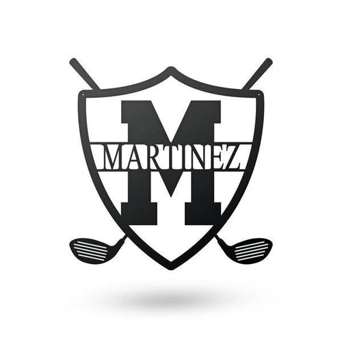 Golf Metal Sign Cut Metal Sign Metal House Sign