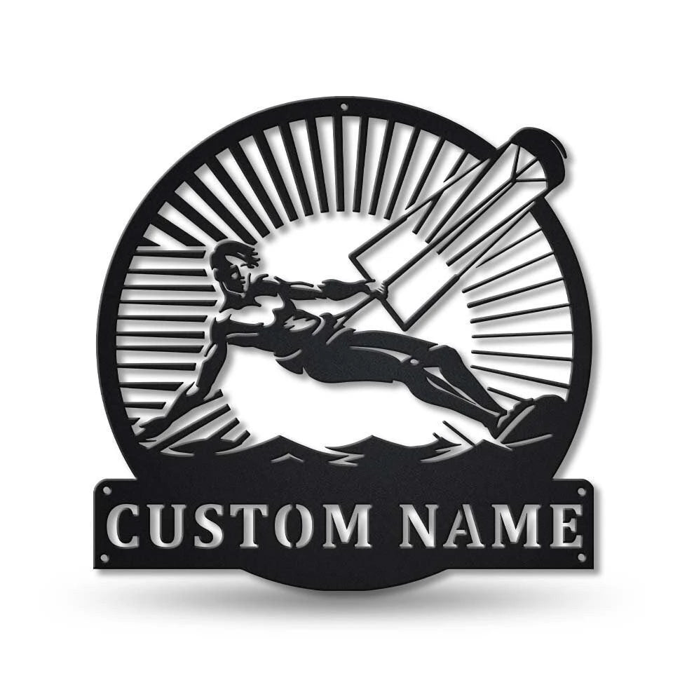 Personalized Kitesurfing Sport Monogram Metal Sign Art, Custom Kitesurfing Sport Metal Sign, Hobbie Gifts, Sport Gift, Birthday Gift, Laser Cut Metal Signs Custom Gift Ideas