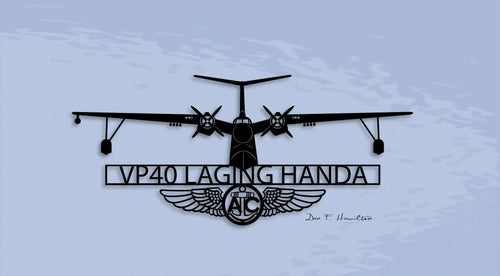 P5m Marlin Vp40 Laging Handa With Aircrew Wings Metal Sign Cut Metal Sign Wall Decor