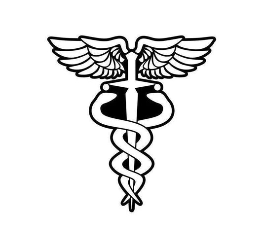 Medical Symbol Nurse doctor emt Signs Cut Metal Sign Metal House Sign - 8 inches - metal sign