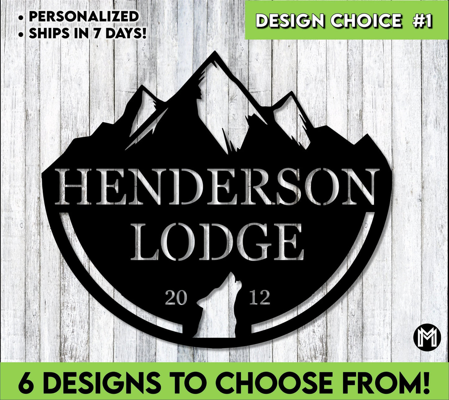 Custom Sign, Lodge Sign, Cabin Sign, Personalized, Nature, Monogram, Lakehouse Sign, Personalized Gift, Housewarming, Mountains Laser Cut Metal Signs Custom Gift Ideas