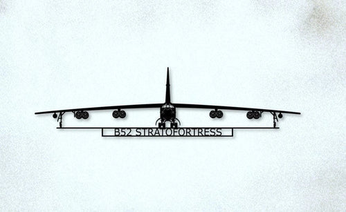 B52 Stratofortress American Strategic Bomber Aircraft Metal Sign Cut Metal Sign Wall Decor