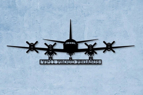 P3 Vp11 Proud Pegasus P3 Orion Naval Aircraft Metal Sign Cut Metal Sign Wall Decor
