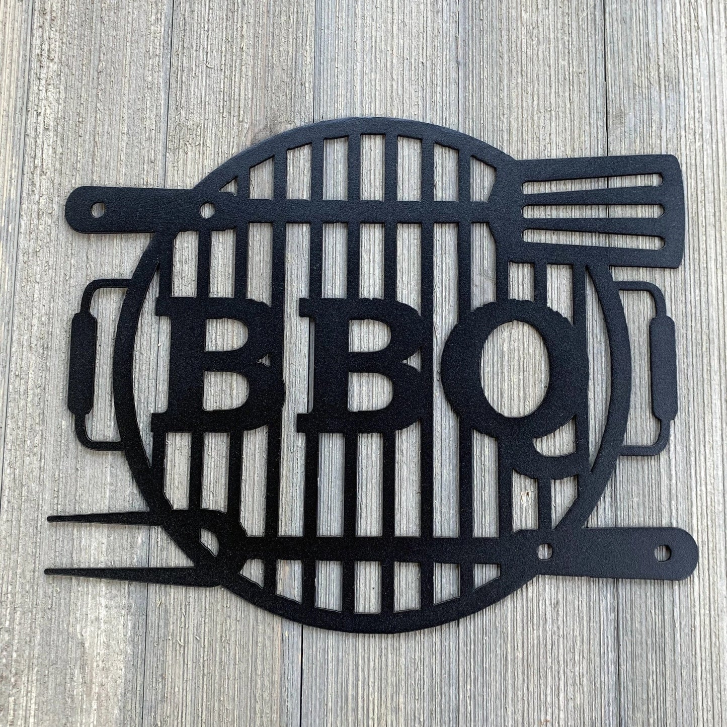 Bbq Metal Sign Cutout Cut Metal Sign Wall Metal Art