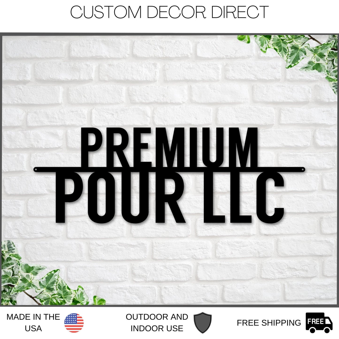 Business Sign, Custom Business Name Sign, Llc Sign, Metal Sign For Business, Small Business Sign, Sign For Small Business Laser Cut Metal Signs Custom Gift Ideas