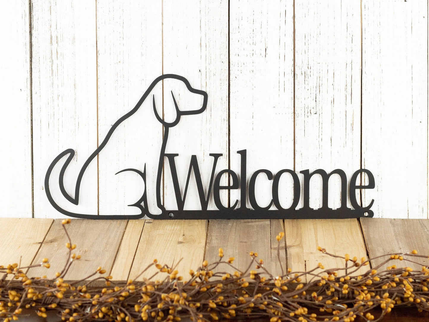 Dog Welcome Sign Labrador Outdoor Dog Lover Gift Dog Plaque