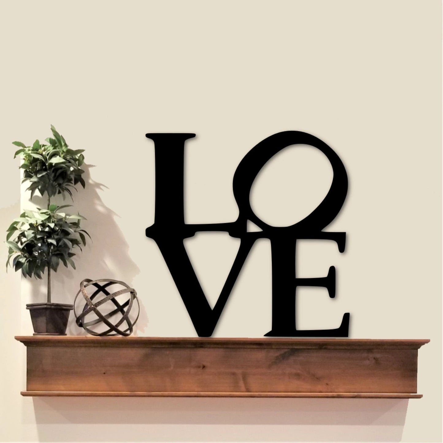 Metal Love Sign Love Letter Wall Hanging Love Love Family Gallery Wall Decor Wedding Gift Valentine's Decor