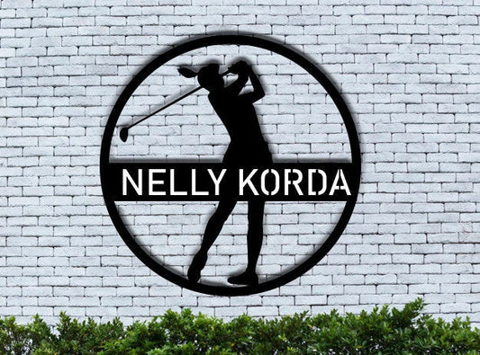 Golf Sign, Personalized Golf Decor, Golf Wall Art, 19th Hole Sign, Bar Sign, Metal Golf Sign, Golf Gifts - metal sign