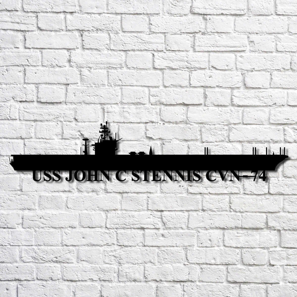 Uss John C Stennis Cvn 74 Navy Ship Metal Art, Custom Us Navy Ship Cut Metal Sign, Gift For Navy Veteran, Navy Ships Silhouette Metal Art, Navy Home Decor Laser Cut Metal Signs Custom Gift Ideas
