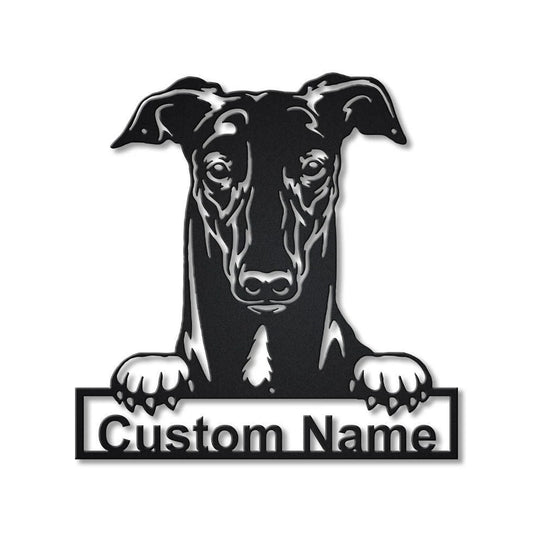 Personalized Australian Hound Dog Metal Sign Art, Custom Australian Hound Dog Metal Sign, Dog Gift - metal sign