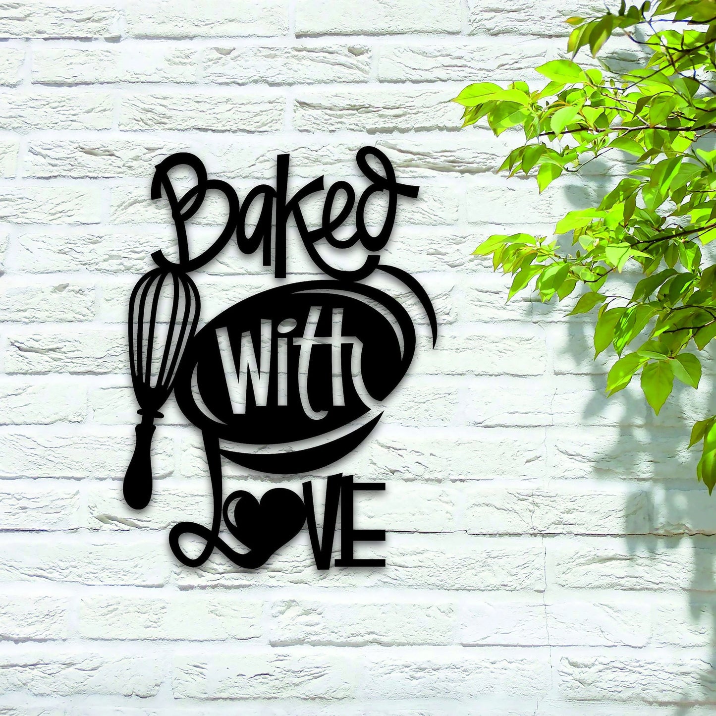 Baked With Love Kitchen Wall Decor Kitchen Metal Sign