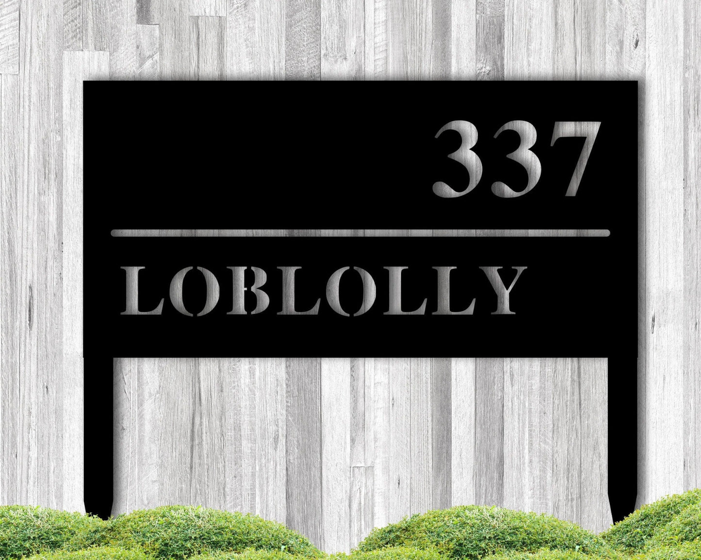 Personalized Metal Address Sign, Modern Address Sign, Realtor Gift Idea, Address Sign For Lawn, Staked Address Sign For Lawn, Custom Address, Laser Cut Metal Signs Custom Gift Ideas