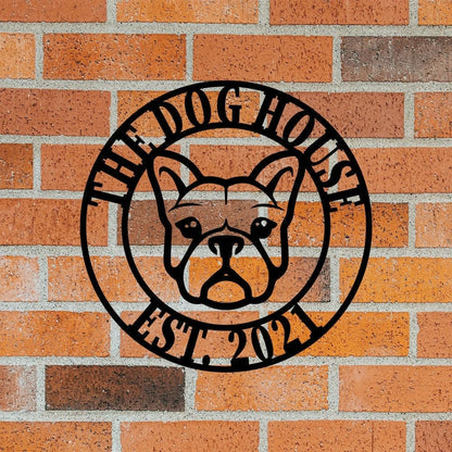 Dog Sign Custom Dog Metal Sign Dog Lovers Sign, Metal Sign Home Sign Custom Metal Dog Sign Personalized Name Sign Laser Cut Metal Signs Custom Gift Ideas
