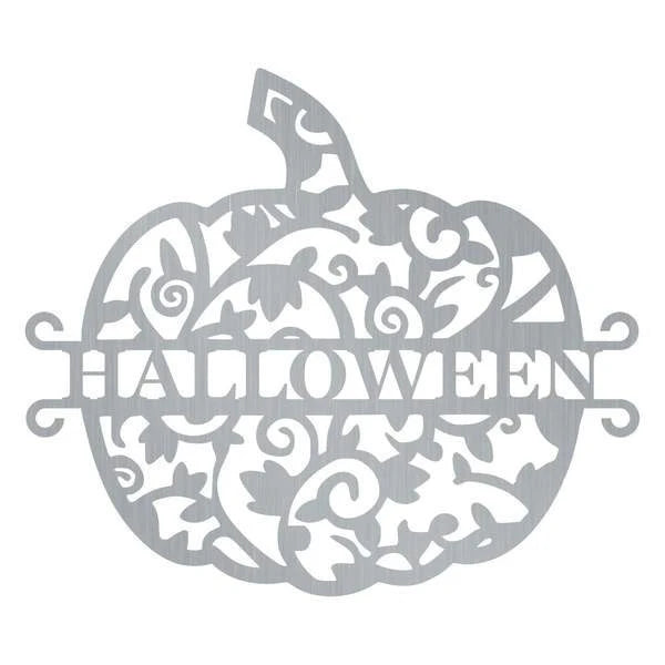 Pumpkin Halloween Monogram Customized Metal Signs, Custom Metal Sign, Custom Signs, Metal Sign, Metal Laser Cut Metal Signs Custom Gift Ideas