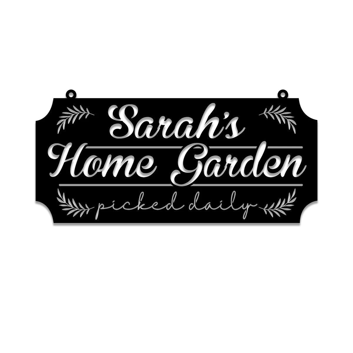 Personalized Metal Garden Sign, Garden Stake, Home Decor, Gift For Her, Gardening Lovers, Metal Laser Cut Metal Signs Custom Gift Ideas