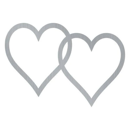Double Heart Customized Metal Signs, Custom Metal Sign, Custom Signs, Metal Sign, Metal Laser Cut Metal Signs Custom Gift Ideas
