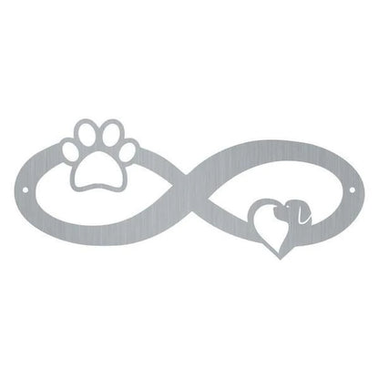 Infinity Paw Customized Metal Signs, Custom Metal Sign, Custom Signs, Metal Sign, Metal Laser Cut Metal Signs Custom Gift Ideas