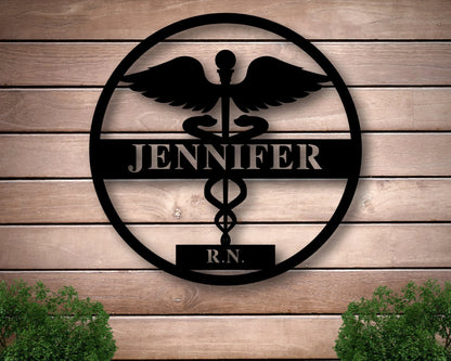 Personalized Metal Doctor Sign, Metal Health Care Sign, Metal Nurse Sign, Personalized Clinic Sign, Custom Doctor House Decor, Laser Cut Metal Signs Custom Gift Ideas
