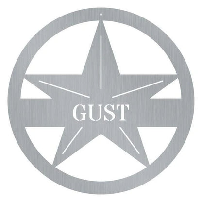 Star Monogram Customized Metal Signs, Custom Metal Sign, Custom Signs, Metal Sign, Metal Laser Cut Metal Signs Custom Gift Ideas