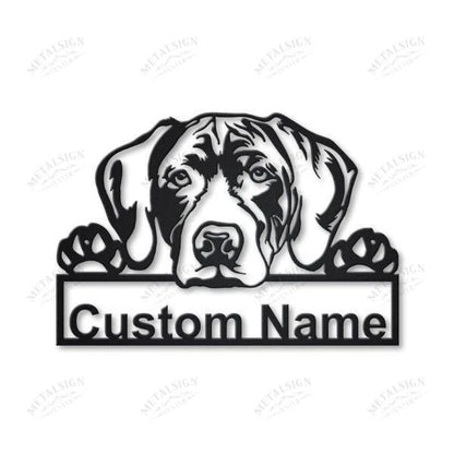 German Shorthaired Pointer Personalized Metal Wall Decor, Cut Metal Sign, Metal Wall Art, Metal House Sign Laser Cut Metal Signs Custom Gift Ideas