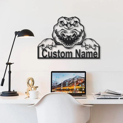 Personalized Alligator Metal Sign Art, Custom Alligator Metal Sign, Alligator Gifts For Me, Dog Gift, Birthday Gift, Decor Decoration Laser Cut Metal Signs Custom Gift Ideas