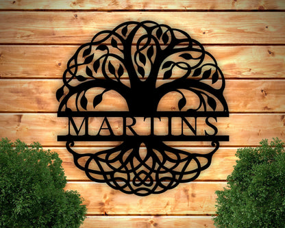 Front Porch Sign, Family Name Metal Sign, Welcome Sign, Custom Last Name Sign, Personalized Metal Wall Decor, Custom Living Room Wall Decor, Laser Cut Metal Signs Custom Gift Ideas