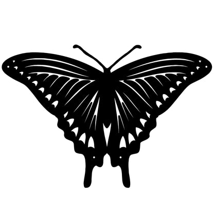 Butterfly Three Butterflies Butterflies Butterfly Metal Wall Decor