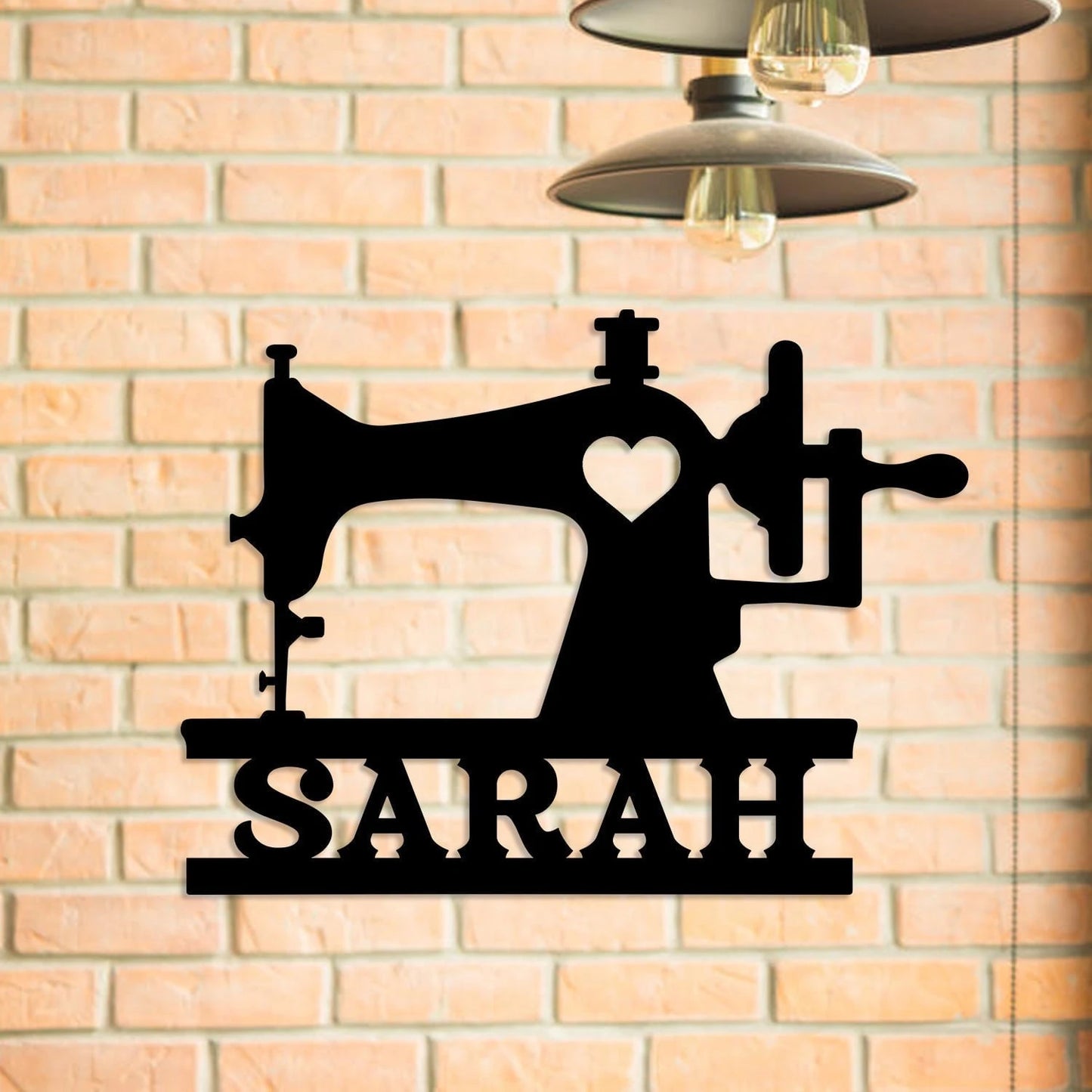 Personalized Sewing Machine Metal Sign, Custom Sewing Room, Metal Laser Cut Metal Signs Custom Gift Ideas