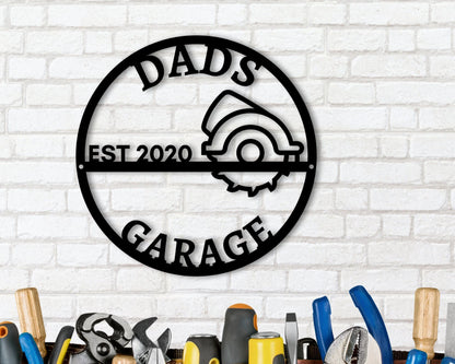 Personalized Garage Sign Personalized Fathers Day Gift Fathers Day Gift Personalized Metal Sign Custom Name Sign Garage Sign, Laser Cut Metal Signs Custom Gift Ideas