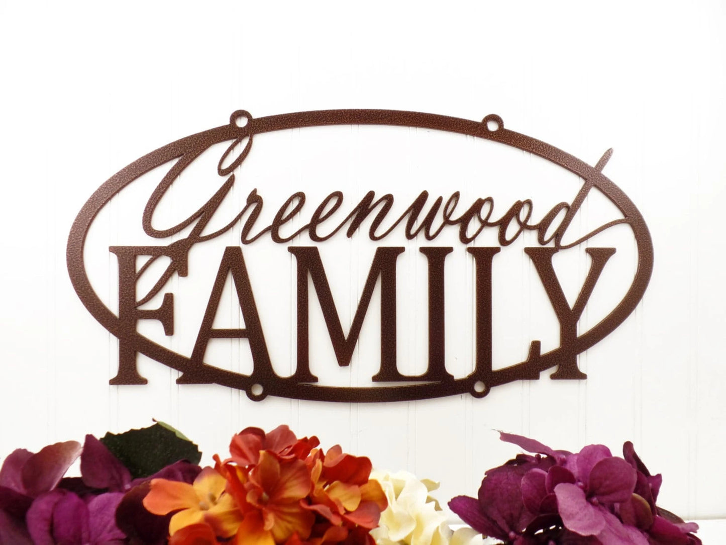 Custom Family Last Name Metal Sign Copper, Outdoor Sign, Personalized Gift, Wedding Gift, Plaques, Sign, Laser Cut Metal Signs Custom Gift Ideas
