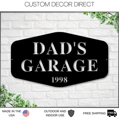 Papa's Workshop Sign In A Saw Blade, Crescent Wrench & Hammer Art, Gifts For Papa, Woodworker Sign, Custom Workshop Sign, Gift For Papa Laser Cut Metal Signs Custom Gift Ideas-2