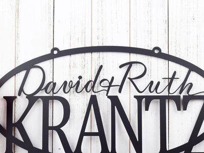 Custom Metal Sign, Outdoor Metal Wall Art, Metal Signs Personalized, Hanging Metal Sign, Personalized Family Name Sign, Laser Cut Metal Signs Custom Gift Ideas