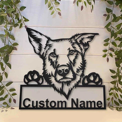 Personalized Chinook Dog Metal Sign Art, Custom Chinook Dog Metal Sign, Dog Gift, Birthday Gift, Animal Funny, Laser Cut Metal Signs Custom Gift Ideas
