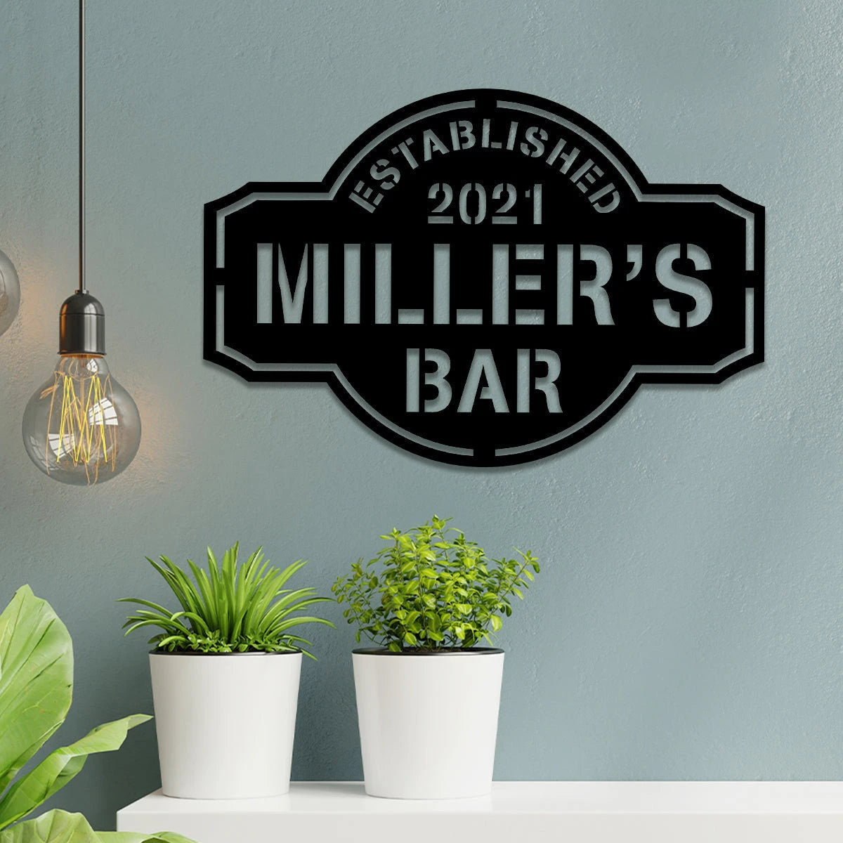 Metal Bar Sign, Custom, Tap, Lounge, Caf, Home Wall Decor, Wedding, Anniversary Art Gift For Him her, Metal Laser Cut Metal Signs Custom Gift Ideas
