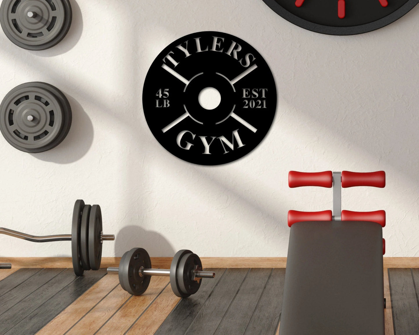 Personalized Metal Gym Sign, Custom Gym Business Name Sign, Gym Sign, Home Workout Name Sign, Gift For Workout Lover, Gym Metal Wall Art Laser Cut Metal Signs Custom Gift Ideas