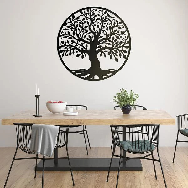 Tree Of Life Birds, Cut Metal Sign, Metal Wall Art, Metal House Sign Laser Cut Metal Signs Custom Gift Ideas