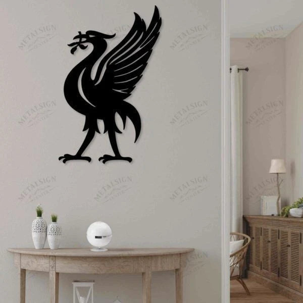 Liverpool Fc Metal Wall Art, You'll Never Walk Alone Metal Sign Wall Decor, Cut Metal Sign, Metal Wall Art, Metal House Sign Laser Cut Metal Signs Custom Gift Ideas