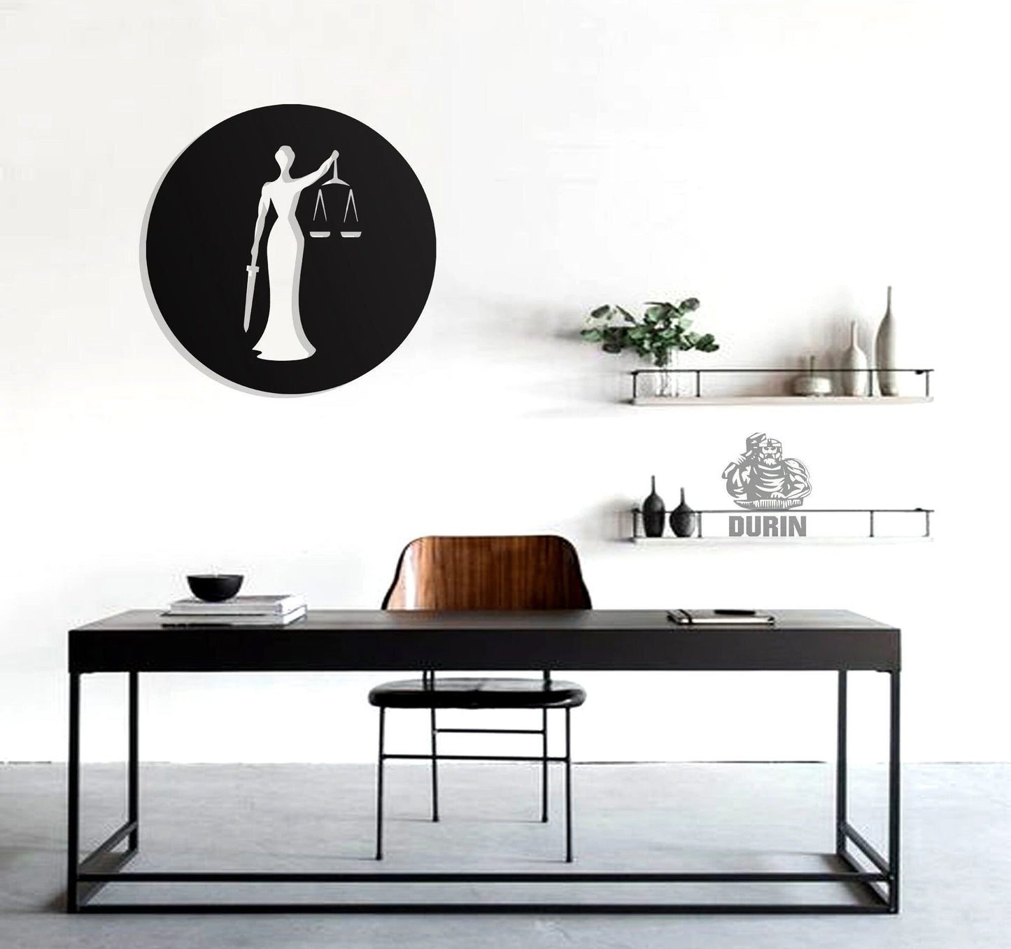 Themis, Justitia, Scales Of Justice, Lady Justice, Lawyer Gift, Law Office Wall Art, Lawyer, Metal Wall Decor, Metal Wall Sign Gift, Judge Laser Cut Metal Signs Custom Gift Ideas
