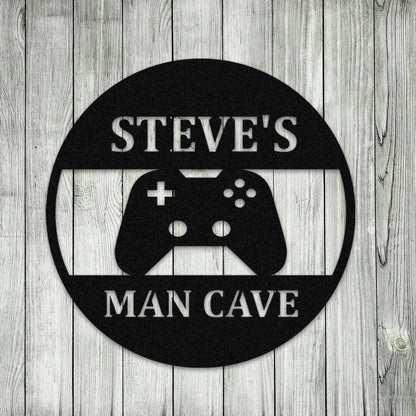Personalized Gamer Man Cave, Home Decor, Gift For Playing Games Lovers Laser Cut Metal Signs Custom Gift Ideas