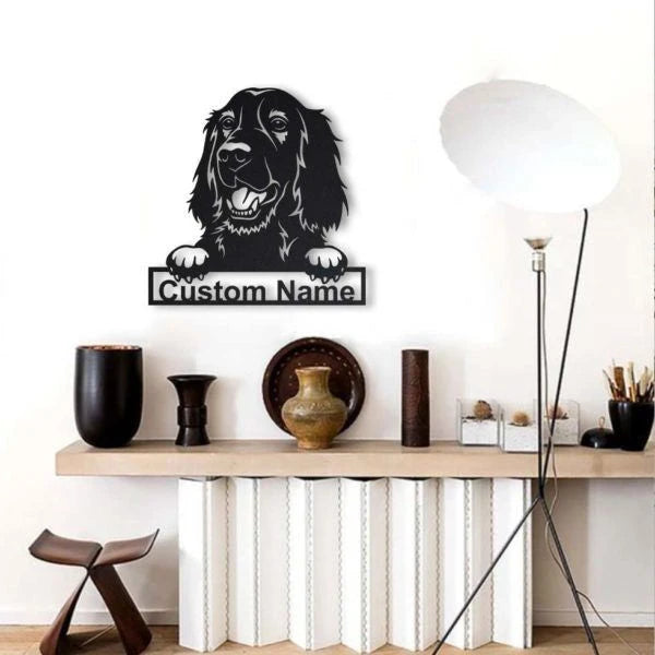 Irish Setter Personalized Metal Wall Decor, Cut Metal Sign, Metal Wall Art, Metal House Sign, Metal Laser Cut Metal Signs Custom Gift Ideas