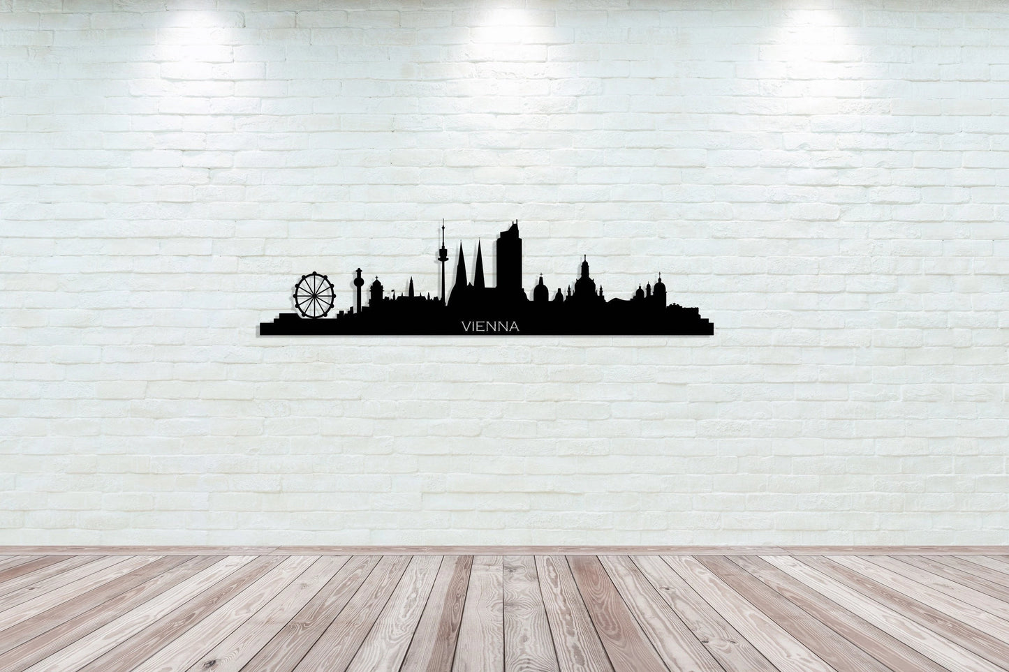 Vienna City Silhouette Metal Wall Art, Housewarming Gift, Metal Art, Metal Wall Decor, Large Metal Wall Art, Metal Skyline, Silhouette, Metal Laser Cut Metal Signs Custom Gift Ideas