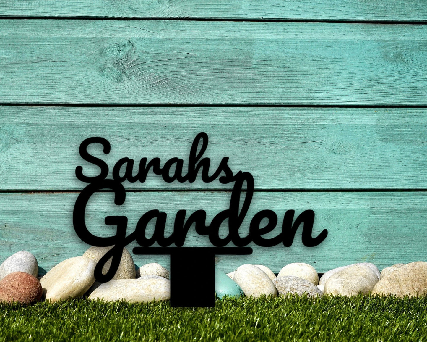 Great Gift, Mother's Day, Custom Name Garden Sign, Personalized Metal Garden Sign, Outdoor Sign For Garden, Custom Metal Yard Art, Garden, Metal Laser Cut Metal Signs Custom Gift Ideas