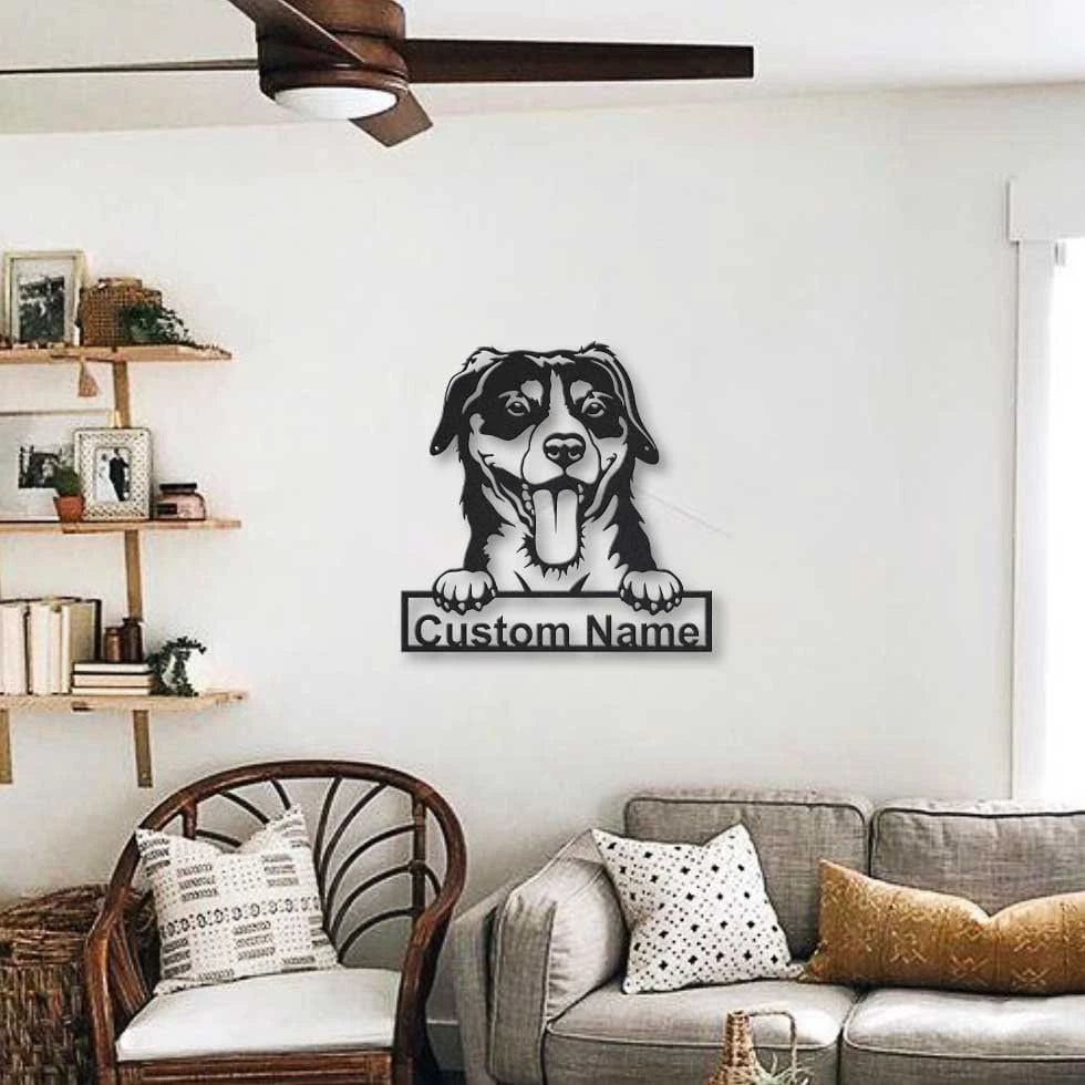 Personalized Entlebucher Mountain Dog Metal Sign Art, Custom Entlebucher Mountain Dog Metal Sign, Dog Gift, Birthday Gift, Animal Funny, Laser Cut Metal Signs Custom Gift Ideas