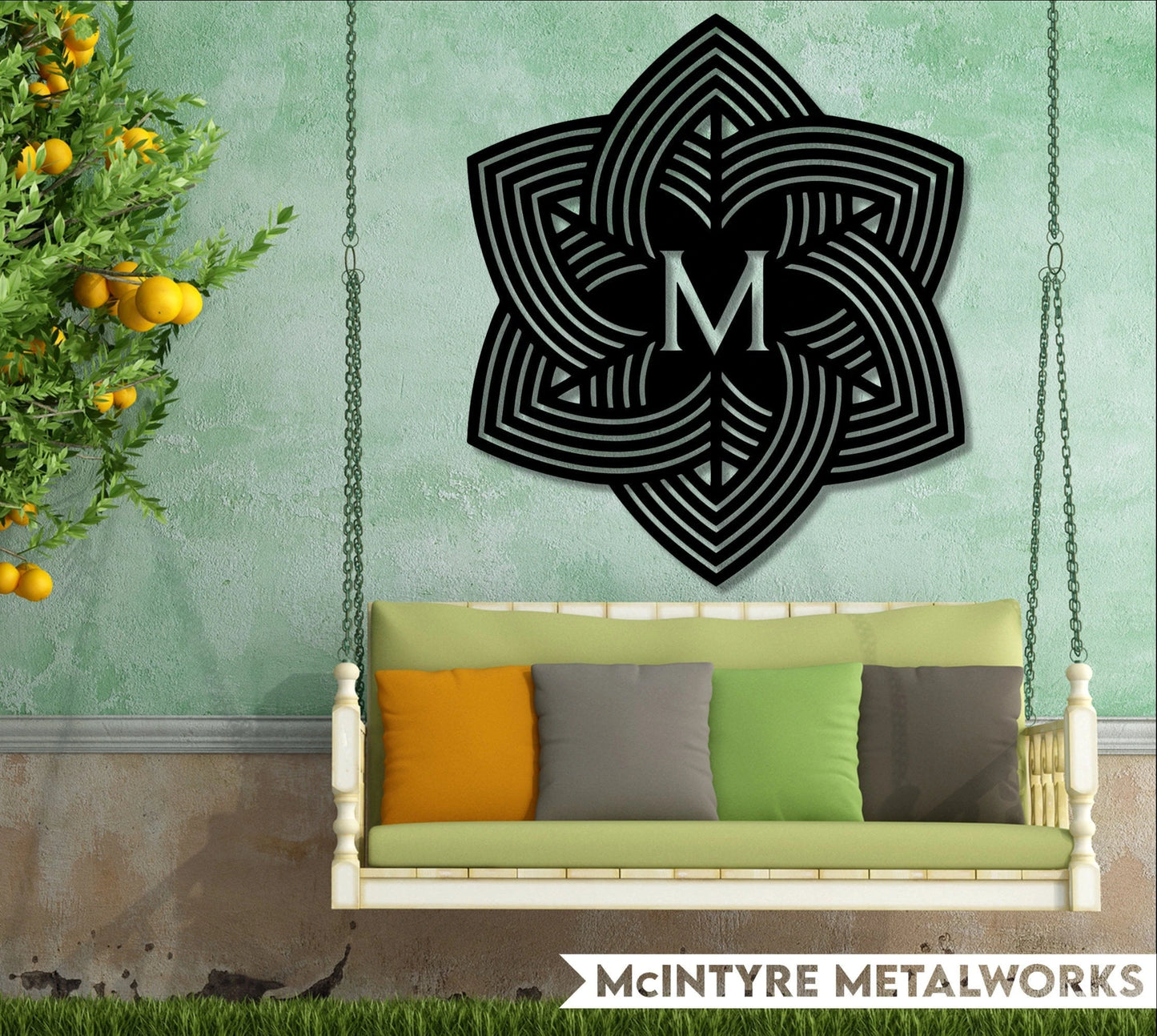Monogram, Metal Sign, Custom, Personalized Gift, Wedding Gift, Housewarming Gift, Large, Steel, Weatherproof, Metal Letter Laser Cut Metal Signs Custom Gift Ideas