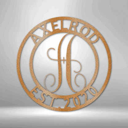 Personalized Family Name Steel Art Wall Decor Metal Name Sign Laser Cut Metal Signs Custom Gift Ideas