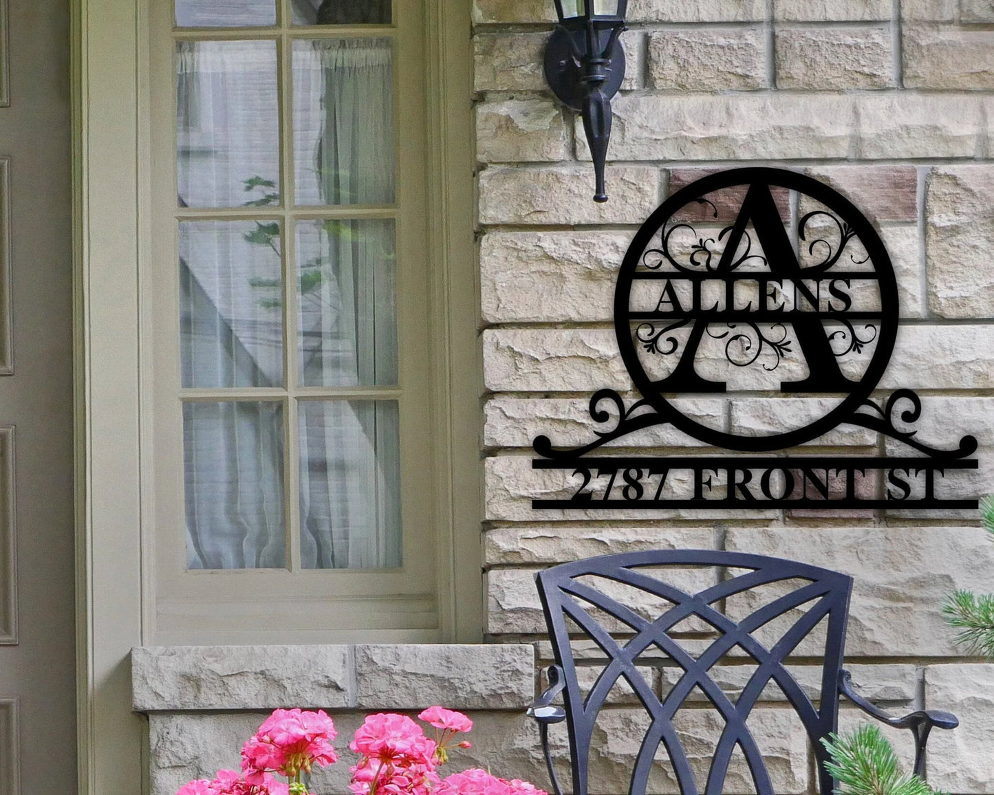 Personalized Family Name Metal Sign, Metal Monogram Sign, Last Name Sign, Housewarming Gift, Custom Metal Name Sign, Wedding Gift Ideas, Metal Laser Cut Metal Signs Custom Gift Ideas