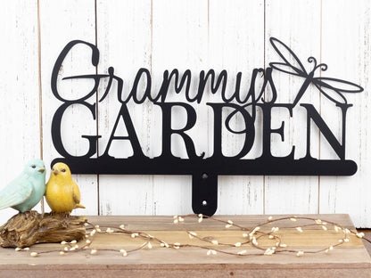 Custom Metal Garden Name Sign Custom Garden Sign Gift For Her Garden Sign Metal Sign Name Sign Personalized Sign, Laser Cut Metal Signs Custom Gift Ideas