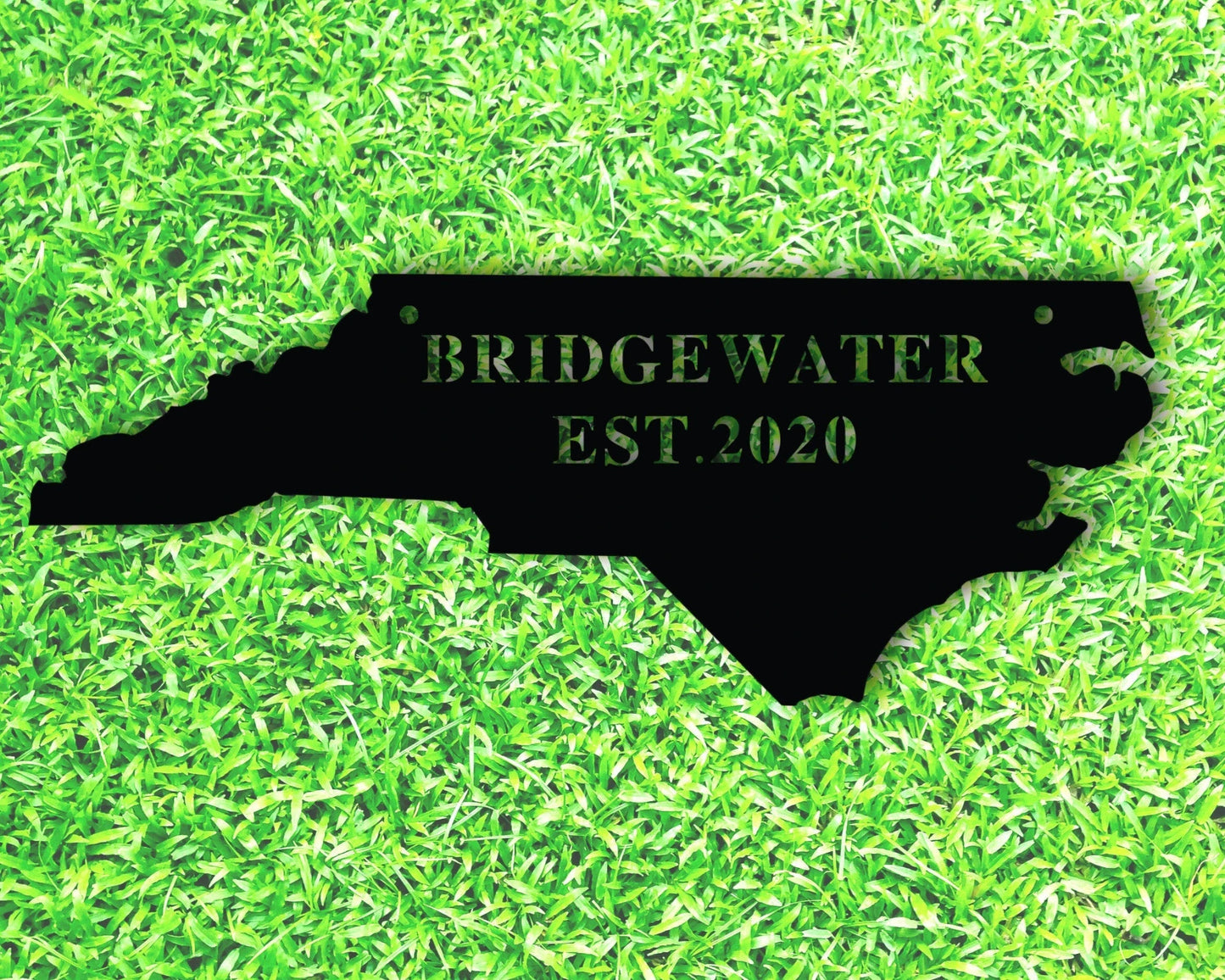 North Carolina Personalized North Carolina Established Sign North Carolina State Custom North Carolina Metal Sign